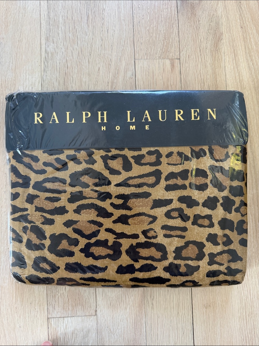 Ralph Lauren Twin Fitted Leopard Print Sheet